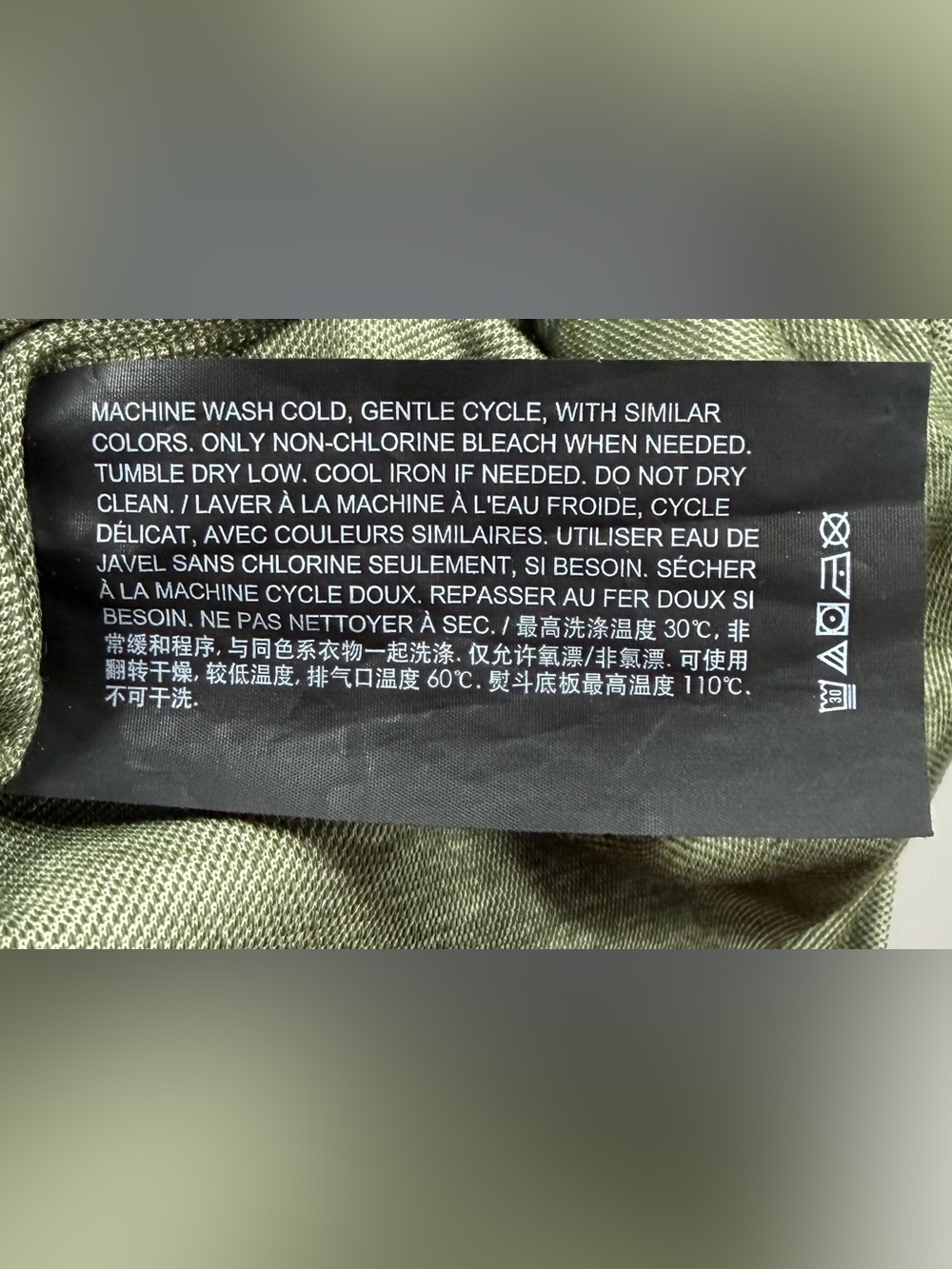 Theory Standard Current Pique Polo Olive Green Men’s Small - Picture 7 of 7